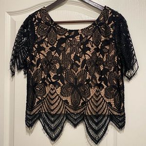 LIKE NEW- Express Brand Classic Lace Top
